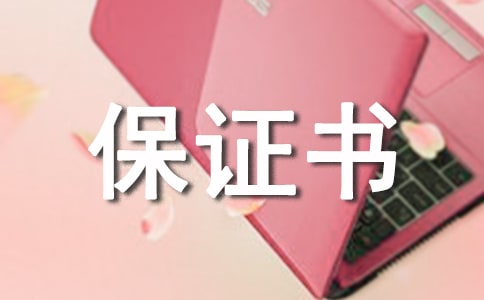 個人安全保證書(集合15篇)