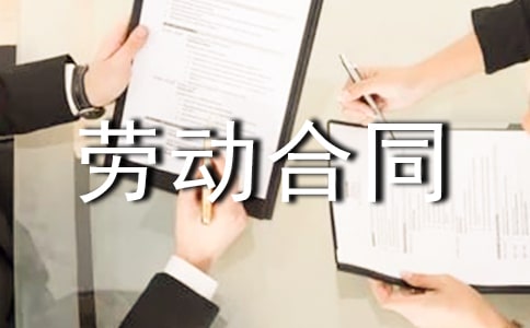 【精選】勞動合同集合九篇